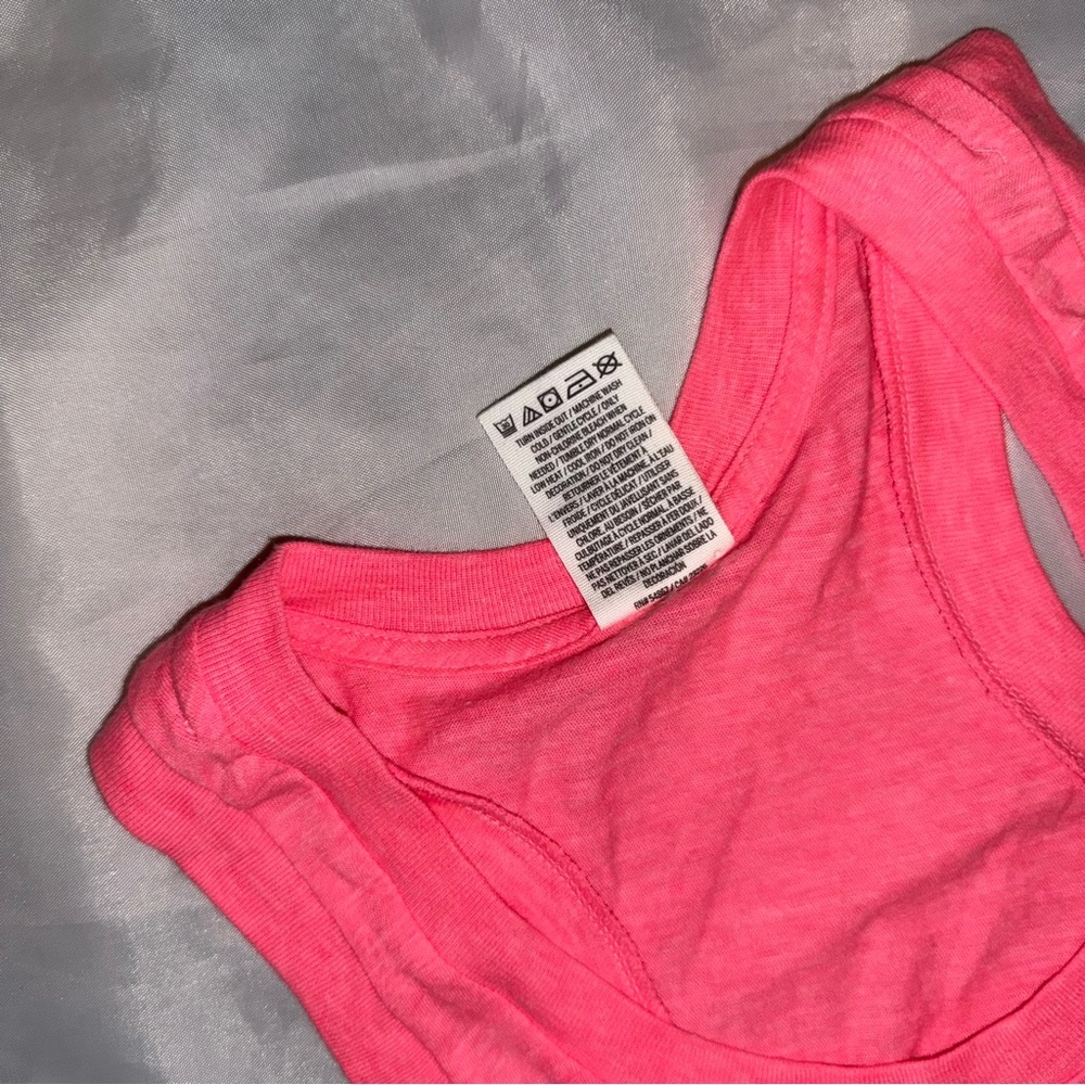 Victoria’s Secret “Pink” Hot Pink/Gray Gold Sequins Ladies Small Tank Top Bling‎ - Picture 8 of 10